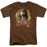 The Dark Crystal Jen Circle Adult 18/1 T-Shirt Coffee