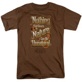 Fantastic Beasts Unnatural Adult 18/1 T-Shirt Coffee