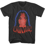 Carrie Face Carrie Smoke Adult T-Shirt