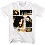 Halloween Panels White Adult T-Shirt