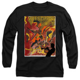 Miles Davis Music Is An Addiction Long Sleeve T-Shirt Black