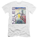 Miles Davis Miles Painting 2 Premium Slim 30/1 T-Shirt White