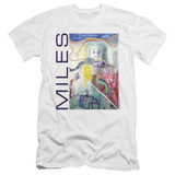 Miles Davis Miles Painting 2 Slim Fit 30/1 T-Shirt White