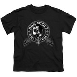 Bon Scott AC/DC Seal Youth T-Shirt Black