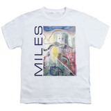 Miles Davis Miles Painting 2 Youth T-Shirt White