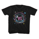MTV Space Helmet Black Youth T-Shirt