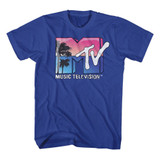 MTV Beach Logo Royal T-Shirt