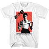 Bruce Lee Success is a Journey White T-Shirt