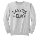 Muhammad Ali Cassius Gray Heather Adult Sweatshirt