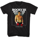 Rocky 3 Poster Black T-Shirt