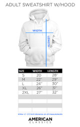 NASA Simple Worm Adult Hoodie Sweatshirt
