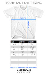 NASA Simple Worm Black Youth T-Shirt