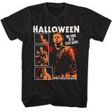 Halloween Blood Splatter Black T-Shirt
