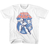 Mega Man Circles White Youth T-Shirt