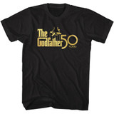 The Godfather 50 Years Black T-Shirt