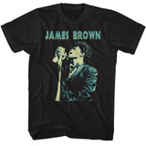 James Brown JB Singing Black T-Shirt