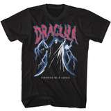 Bela Lugosi Dracula Lightning Black T-Shirt