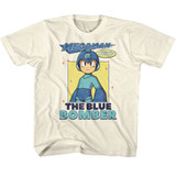 Mega Man The Blue Bomber Natural Youth T-Shirt
