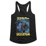 Masters of the Universe Skeletor Burst Black Women's Slim Fit Racerback Tank Top