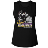James Brown Godfather of Soul Black Women's Muscle Tank Top