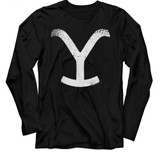 Yellowstone Big Y Logo Black Long Sleeve T-Shirt