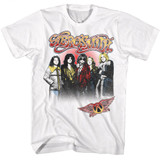 Aerosmith Nice Jackets White T-Shirt