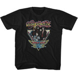 Aerosmith World Tour Black Youth T-Shirt