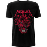 Metallica Unisex T-Shirt Heart Skull