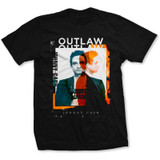 Johnny Cash Unisex T-Shirt Outlaw Photo