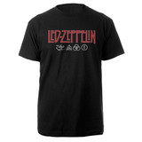 Led Zeppelin Unisex T-Shirt Logo and Symbols