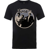 The Doors Unisex T-Shirt Retro Circle Black