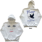 Prince Unisex Pullover Hoodie Sweatshirt Faces & Doves (Back Print)