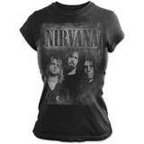 Nirvana Women's T-Shirt Faded Faces