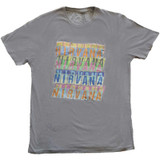 Nirvana Unisex T-Shirt Repeat Grey