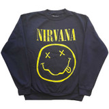 Nirvana Unisex Sweatshirt Yellow Smiley