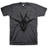 Alice In Chains Unisex T-Shirt Black Skull