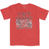 Alice In Chains Unisex T-Shirt Totem Fish Pink