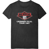Beastie Boys Unisex T-Shirt Licensed To Ill Tour 1987