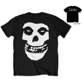 Misfits Unisex T-Shirt Classic Fiend Skull (Back Print)