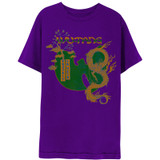 Wu-Tang Clan Unisex T-Shirt Dragon Bonsai Purple