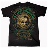 Alice Cooper Unisex T-Shirt Billion Dollar Baby Crest