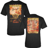 Megadeth Unisex T-Shirt China Whitehouse (Back Print)