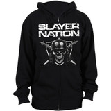 Slayer Unisex Zipped Hoodie Sweatshirt Slayer Nation