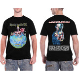 Iron Maiden Unisex T-Shirt England 2014 Tour (Back Print)