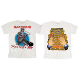 Iron Maiden Unisex T-Shirt Chicago Mutants (Back Print)