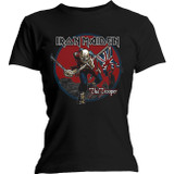 Iron Maiden Women's T-Shirt Trooper Red Sky