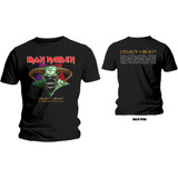 Iron Maiden Unisex T-Shirt Legacy of the Beast Tour (Back Print)