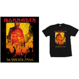 Iron Maiden Unisex T-Shirt The Wicker Man Fire
