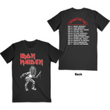 Iron Maiden Unisex T-Shirt Autumn Tour 1980 (Back Print)