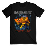 Iron Maiden Unisex T-Shirt Number Of The Beast Eddie Panel Burst